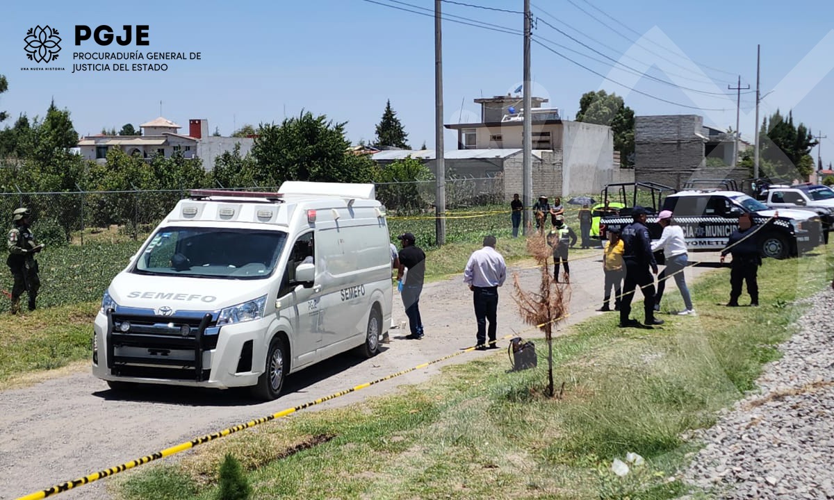 PGJE inicia carpeta de investigación por la muerte de dos masculinos en Santa Catarina Ayometla